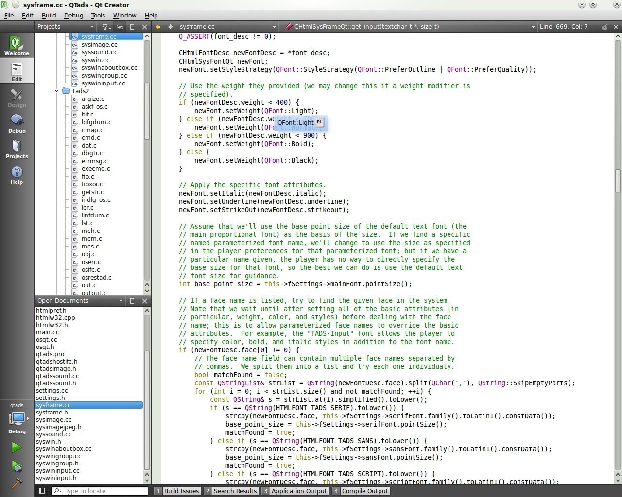 Here is Qt Creator 3.4.0