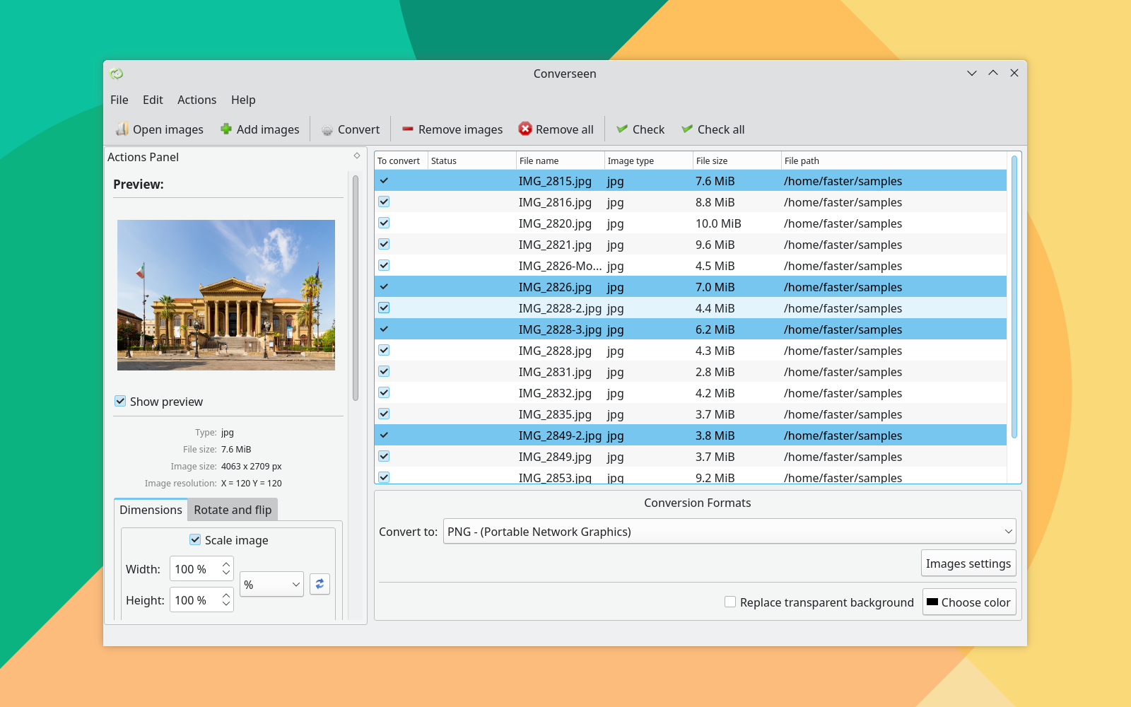 Converseen 0.9.10.0 with Improved WebP Support